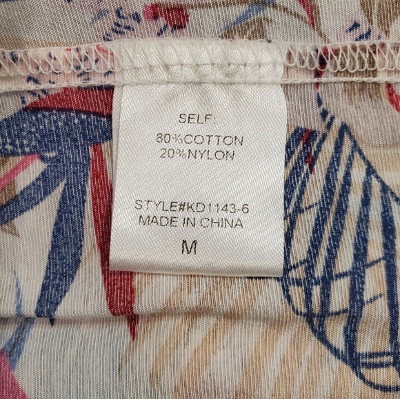 Ellison Dress Womens Size Medium Multicolor Tropical Print Ruffle Maxi Dress - Picture 10 of 11